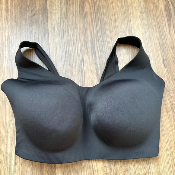 Wacoal 852226 Size 2XL Bra Flawless Comfort Wire Free Crop Black Pullover Smooth - Picture 1 of 3